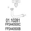 MTS 01.10281 Exhaust Pipe